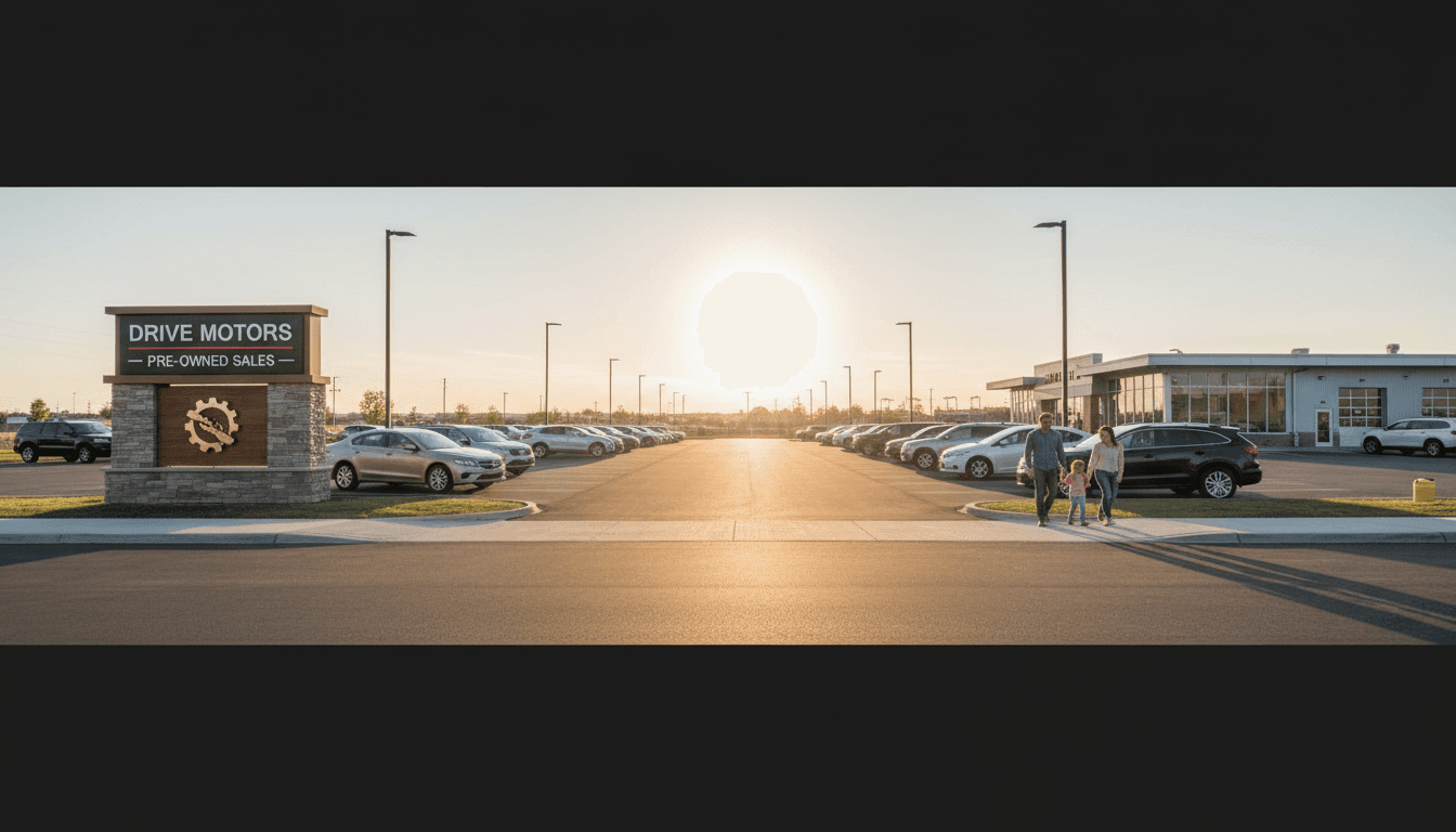 Selection of quality pre-owned vehicles on display